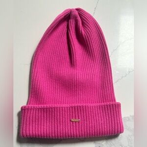 Free People Hot Pink Beanie Hat NWOT